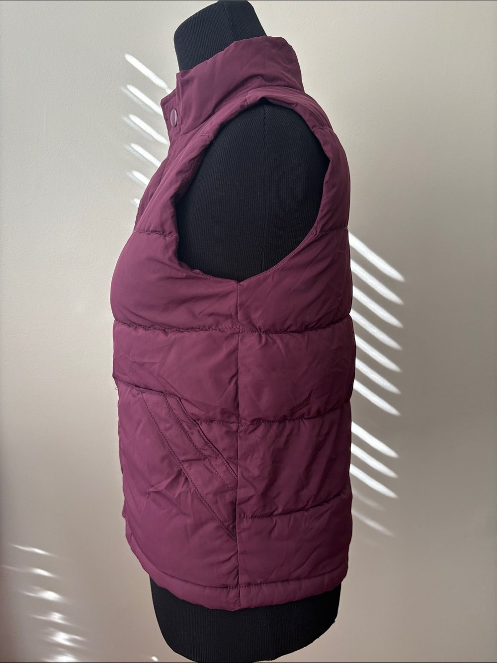 Gymboree Kids Quilted Puffer Vest - Deep Plum size Medium - Picture 5 of 15